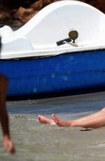 CHLOE FERRY in Bikini on the Beach in Ibiza 08/17/2017