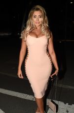 CHLOE FERRY in Tight Dress Night Out in Manchester 08/27/2017