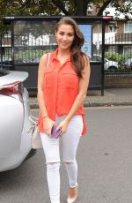 CHLOE GOODMAN Arrives at Channel 5 Studios in London 08/21/2017
