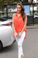 CHLOE GOODMAN Arrives at Channel 5 Studios in London 08/21/2017