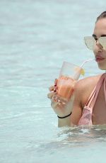 CHLOE GOODMAN in Bikini at a Beach in Barbados 08/09/2017