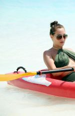 CHLOE GOODMAN in Bikini Paddle Boarding in Barbados 08/20/2017