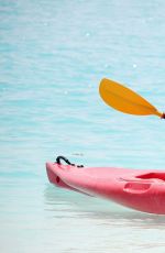 CHLOE GOODMAN in Bikini Paddle Boarding in Barbados 08/20/2017