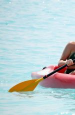 CHLOE GOODMAN in Bikini Paddle Boarding in Barbados 08/20/2017