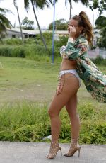 CHLOE GREEN in Bikini at Carnival in Barbados 08/07/2017
