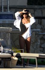 CHLOE LEWIS in Swimsuit on Vacation in Spain 08/06/2017