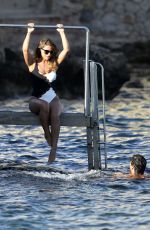 CHLOE LEWIS in Swimsuit on Vacation in Spain 08/06/2017