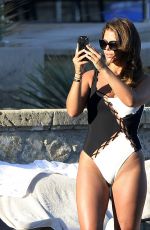 CHLOE LEWIS in Swimsuit on Vacation in Spain 08/06/2017