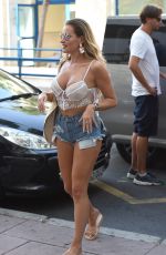 CHLOE SIMS, AMBER DOWDING and GEORGIA KOUSOULOU at The Only Way is Essex Set in Marbella 08/10/2017