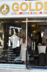 CHLOE SIMS, AMBER DOWDING and GEORGIA KOUSOULOU at The Only Way is Essex Set in Marbella 08/10/2017