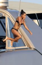 CHRISTINA MILIAN in Bikini at a Yacht in St Tropez 08/24/2017