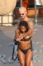 CHRISTINA MILIAN in Bikini at a Yacht in St Tropez 08/24/2017