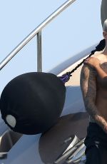 CHRISTINA MILIAN in Bikini at a Yacht in St Tropez 08/24/2017