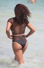 CHRISTINA MILIAN in Bikini on the Beach in Miami 08/19/2017