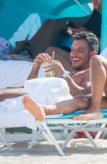 CHRISTINA MILIAN in Bikini on the Beach in Miami 08/19/2017
