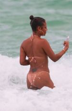 CHRISTINA MILIAN in Bikini on the Beach in Miami 08/20/2017