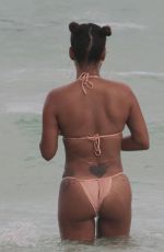 CHRISTINA MILIAN in Bikini on the Beach in Miami 08/20/2017