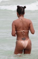CHRISTINA MILIAN in Bikini on the Beach in Miami 08/20/2017