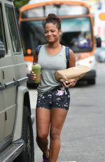 CHRISTINA MILIAN Out for Breakfast in Los Angeles 08/16/2017