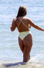 CHYNA ELLIS and TYNE-LEXY CLARSON on the Beach in Spain 08/12/2017