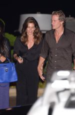 CINDY CRAWFORD at Nobu in Malibu 08/19/2017