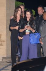 CINDY CRAWFORD at Nobu in Malibu 08/19/2017