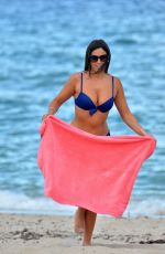 CLAUDIA ROMANI in Bikini on the Beach in West Palm Beach 07/30/2017