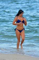 CLAUDIA ROMANI in Bikini on the Beach in West Palm Beach 07/30/2017