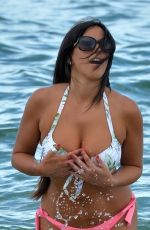 CLAUDIA ROMANI in Bikini on the West Palm Beach 08/19/2017