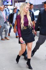 CORINNE OLYMPIOS Arrives at Good Morning America in New York 08/29/2017
