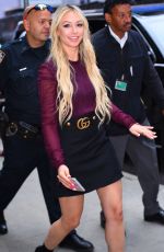 CORINNE OLYMPIOS Arrives at Good Morning America in New York 08/29/2017
