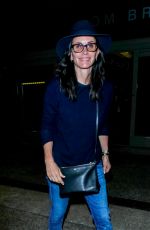 COURTENEY COX Night Out in Los Angeles 08/04/2017