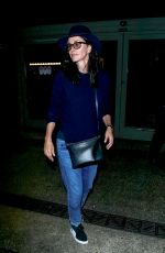 COURTENEY COX Night Out in Los Angeles 08/04/2017