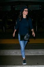 COURTENEY COX Night Out in Los Angeles 08/04/2017