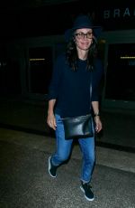 COURTENEY COX Night Out in Los Angeles 08/04/2017