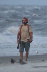 DAKOTA JOHNSON and Shia Labeouf on the Set of The Peanut Butter Falcon in Savannah 07/30/2017