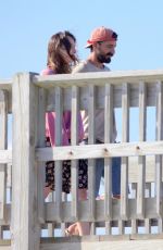 DAKOTA JOHNSON and Shia Labeouf on the Set of The Peanut Butter Falcon in Savannah 07/31/2017