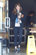 DAKOTA JOHNSON Leaves Kreation Organic Juicery in West Hollywood 08/15/2017