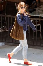 DAKOTA JOHNSON Out and About in Los Angeles 08/22/2017