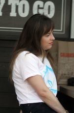 DAKOTA JOHNSON Out and About in Los Angeles 08/29/2017