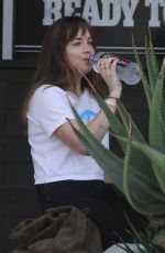 DAKOTA JOHNSON Out and About in Los Angeles 08/29/2017