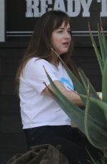 DAKOTA JOHNSON Out and About in Los Angeles 08/29/2017