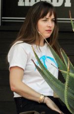 DAKOTA JOHNSON Out and About in Los Angeles 08/29/2017
