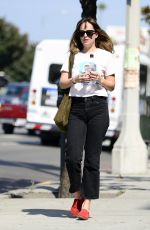 DAKOTA JOHNSON Out and About in Los Angeles 08/29/2017