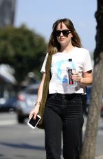 DAKOTA JOHNSON Out and About in Los Angeles 08/29/2017