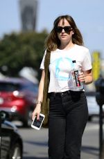 DAKOTA JOHNSON Out and About in Los Angeles 08/29/2017