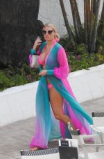 DANIELLE ARMSTRONG at a Pool in Marbella 08/25/2017