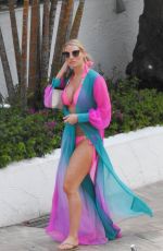 DANIELLE ARMSTRONG at a Pool in Marbella 08/25/2017