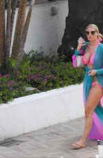 DANIELLE ARMSTRONG at a Pool in Marbella 08/25/2017
