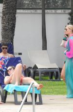 DANIELLE ARMSTRONG at a Pool in Marbella 08/25/2017